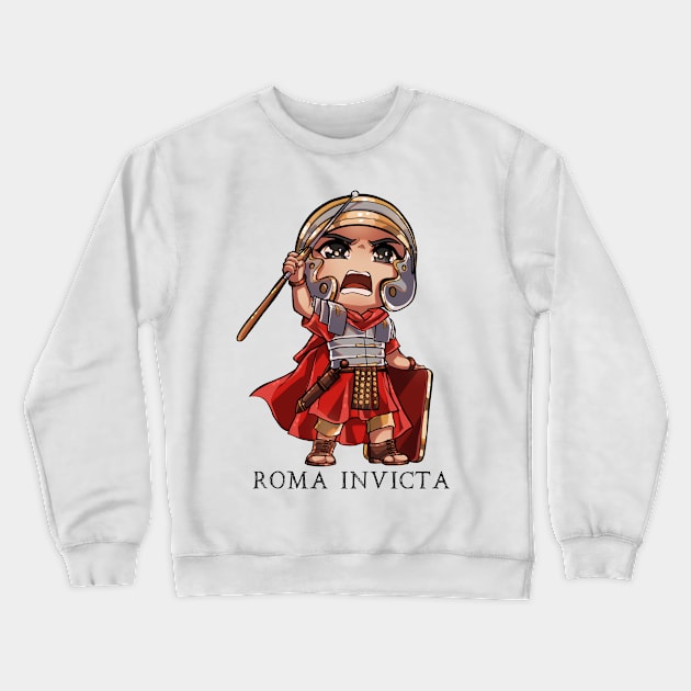 Unconquered Rome: Roma Invicta Design Crewneck Sweatshirt by Holymayo Tee